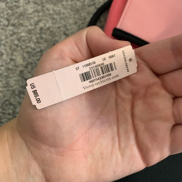 Victoria’s Secret pink color block laptop case with strap - Picture 10 of 10